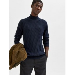 Pull Col Roulé Homme Selected HAIKO KNIT CABLE SELECTED 12329