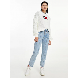 Pull Logo Femme Tommy Jeans...