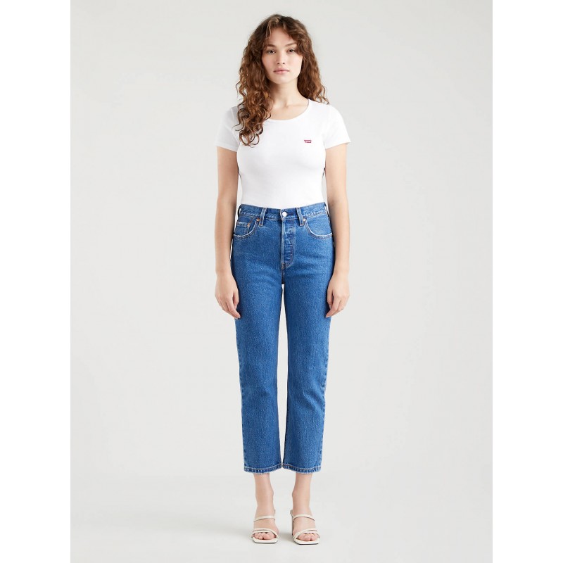 Jeans Femme Levi's® 501 CROP – LEVI'S® – En vente sur e-shop 