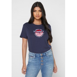 tommy jeans circle logo t shirt