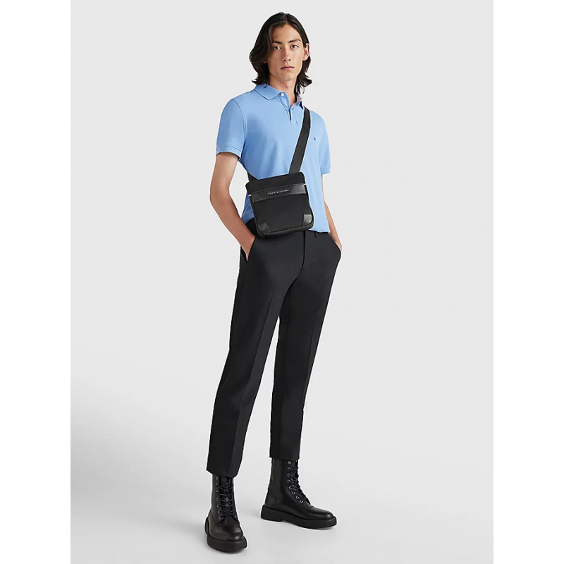 Mini sac sport porté croisé en textile déperlant - Noir - FEMME
