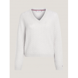 Pull Femme Tommy Hilfiger SOFT WOOL AO CABLE