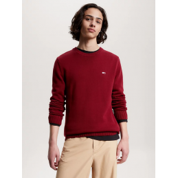 Pull col rond homme Lacoste en jersey