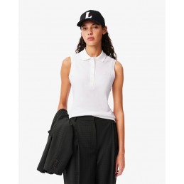 Polo Sans Manches Femme...