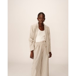 Blazer Rayé Femme Grâce &...