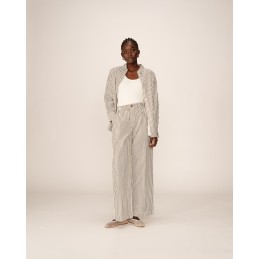 Pantalon Rayé Femme Grâce &...