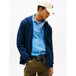 Sweatshirt Zippé Homme Tommy Jeans TJM REG S FLAG ZIP