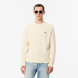 Pull Laine Torsadé Homme...